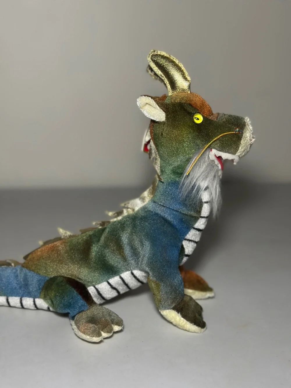 Ty Beanie Baby Chinese Zodiac Dragon Plush – Retired Tie-Dye Dragon (2000) - Picture 6 of 16